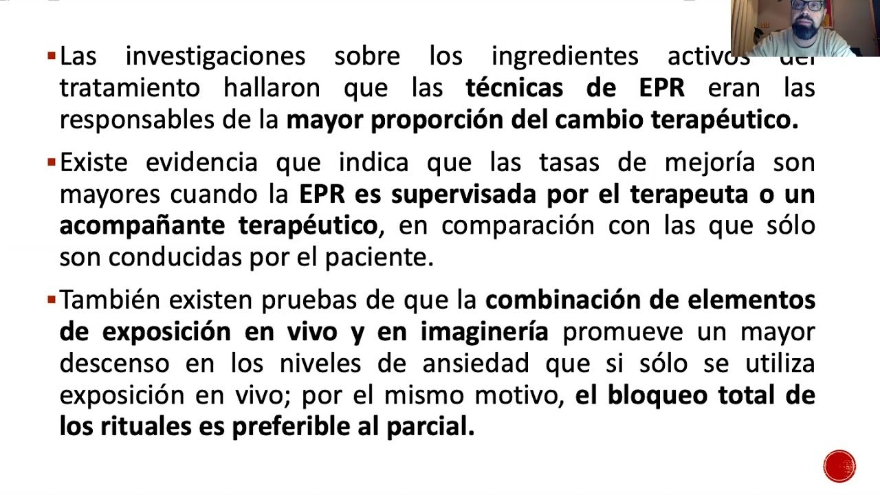 Terapia de exposición y prevención de respuesta: qué es